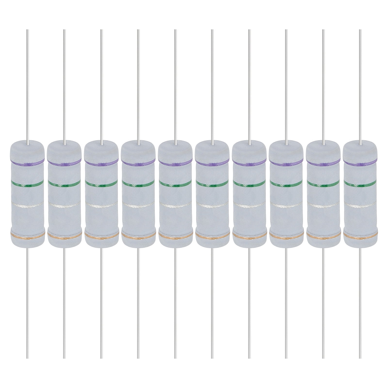 10 Stück 5W Zementwiderstände – 3,3 Ohm, 5% Toleranz, Robustes Keramikgehäuse, Für Elektronik-Projekte & Leistungsanwendungen