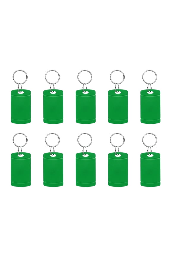 10 Pcs 13.56MHz UID Rectangle Writable Rewritable Smart Key Fob, Green