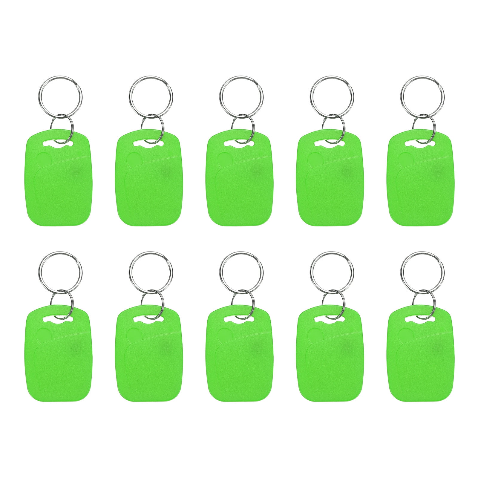 Uxcell 10 Pcs 13.56MHz UID Rectangle Writable Rewritable Smart Key Fobs ...