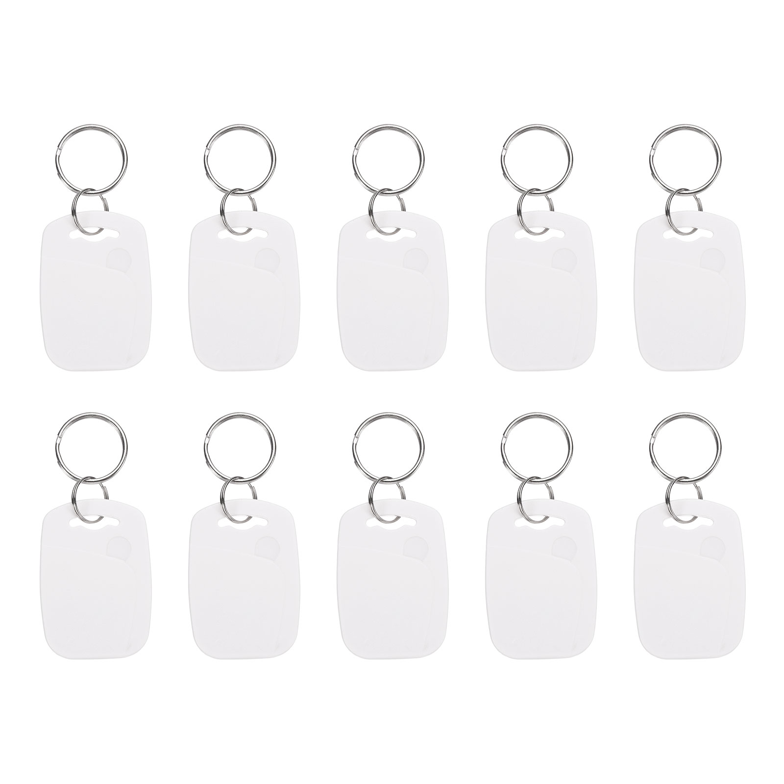 Uxcell 10 Pcs 13.56MHz UID Rectangle Writable Rewritable Smart Key Fobs ...