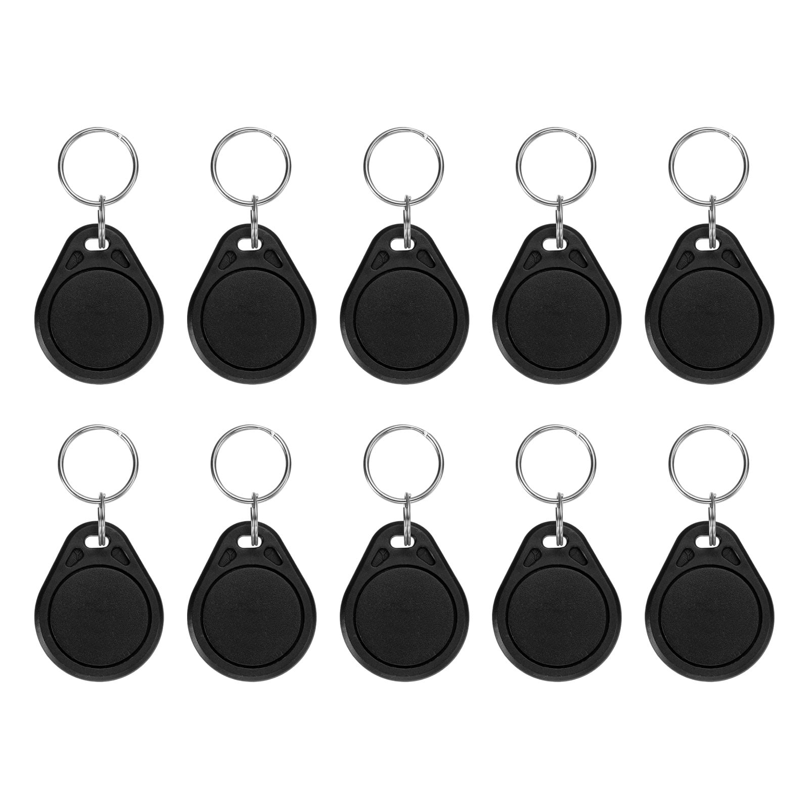 Uxcell 10 Pcs 13.56MHz Writable Rewritable Smart Key Fobs for Access ...