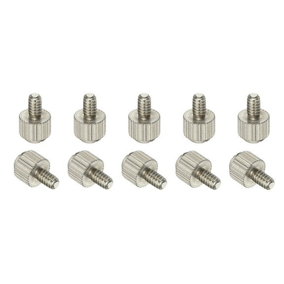 Uxcell Computer Case Thumb Screws, Thread PC Computer Case Fastener Thumb Screws for DIY PC Cover 6-32x6mm