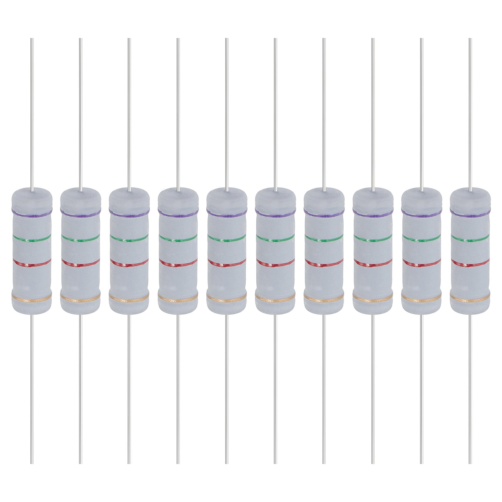 Sourcing Map 30pcs Résistance 0,5 Ohm 2W 1% Tolérance à Film
