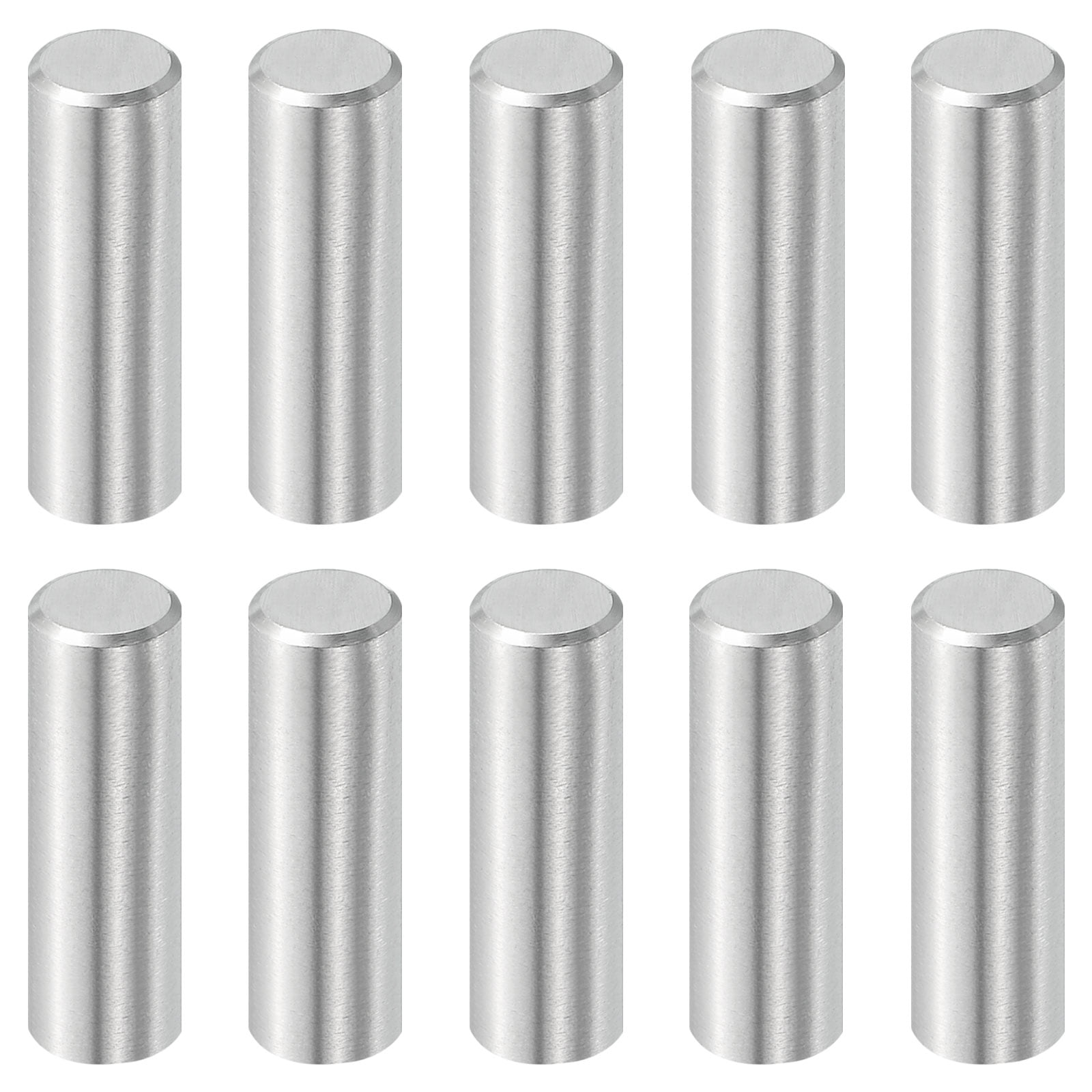 Uxcell 10 Pcs 8 mm x 25 mm Dowel Pins, 316L Stainless Steel Cylindrical ...