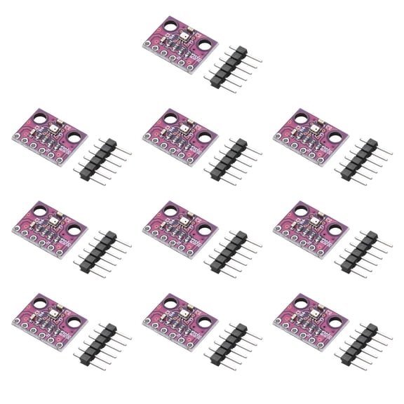 Uxcell 10 Pcs BMP280 I2C IIC SPI 6PIN Atmospheric Pressure Sensor Module 3.6V High Precision Digital Barometric Pressure Altitude Sensor with Header Pins