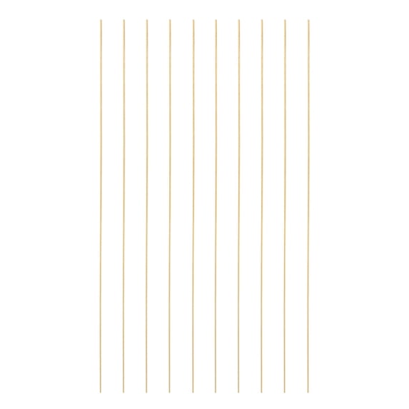 Lot De 10 Tiges Rondes En Laiton H59 - Diam. 1,5mm X Longueur 6 Tours, Stock Pour Bricolage
