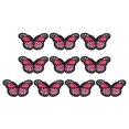 thumbnail image 1 of Uxcell 10 Pcs Butterfly Iron on Patch Sew on Decorative Patch, 1.7"Lx1.1"W, Light Pink, 1 of 6