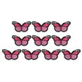 thumbnail image 1 of Uxcell 10 Pcs Butterfly Iron on Patch Sew on Decorative Patch, 2.9"Lx1.8"W, Light Pink, 1 of 6
