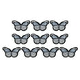 thumbnail image 1 of Uxcell 10 Pcs Butterfly Iron on Patch Sew on Decorative Patch, 2.9"Lx1.8"W, Sky Blue, 1 of 6
