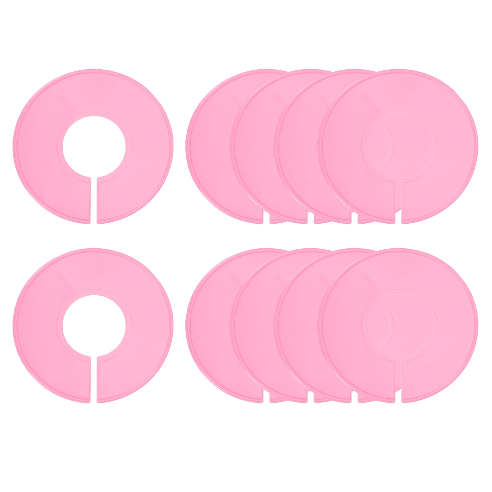 Uxcell 10 Pcs Clothes Dividers,Round Closet Rack Dividers Clothing Rack ...