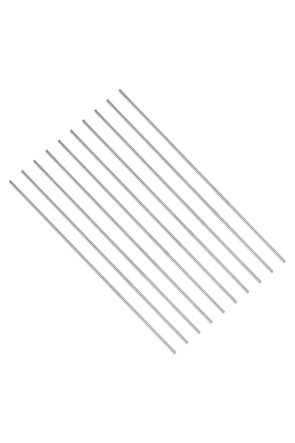 10 Pcs GR5 Titanium Round Rod, 2mm 0.08" Dia 10" Length Metal Solid TC4 Titanium Alloy Round Bar Rod Stock for DIY Craft Model Plane Cars Ship Metal Working