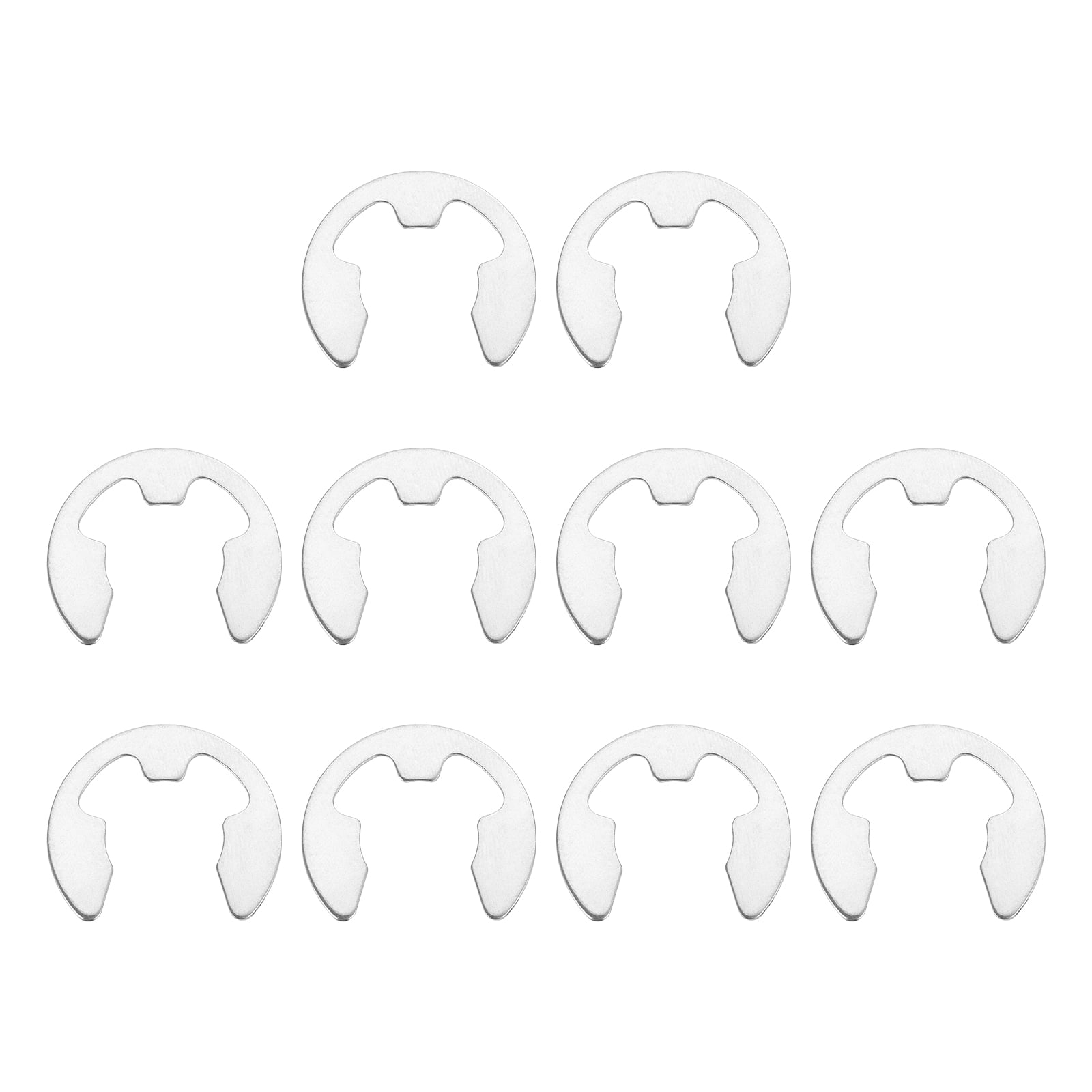 Uxcell 10 Pcs M15 External Retaining Ring - 15mm E Clip Snap Rings ...