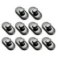 thumbnail image 1 of Uxcell 10 Pcs Twist Lock Fastener Purse Turn Clasps Metal Button Dark Silver, 1 of 6