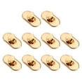 thumbnail image 1 of Uxcell 10 Pcs Twist Lock Fastener Purse Turn Clasps Metal Button Gold, 1 of 6