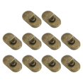 thumbnail image 1 of Uxcell 10 Pcs Twist Lock Fastener Purse Turn Clasps Metal Button Bronze, 1 of 6