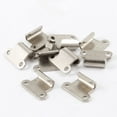 thumbnail image 1 of Uxcell 10 Pcs Replacement Metal Strike Plate Silver Tone for Toggle Latch, 1 of 1