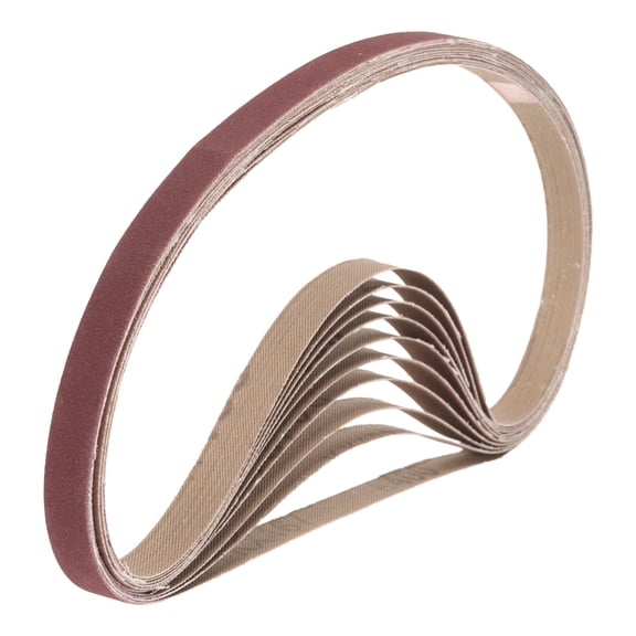Uxcell 10 Pieces 1-1/2" x 30" Sanding Belts 400 Grits Aluminum Oxide Abrasive Belt Sander Paper Sanding Papers