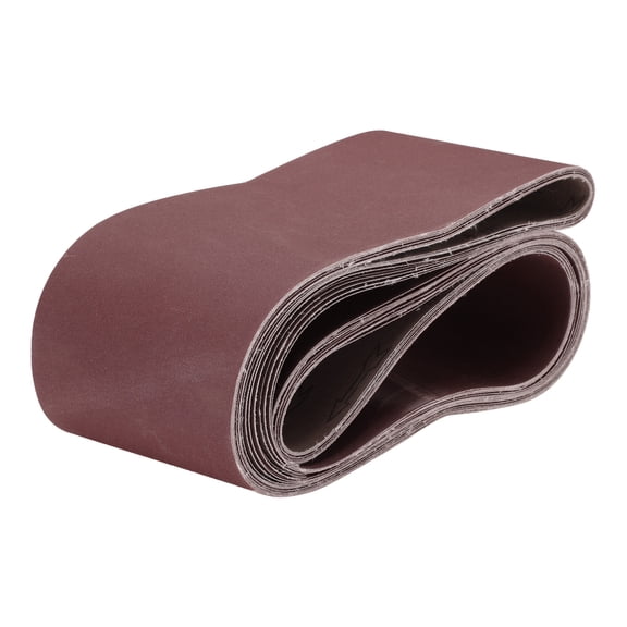 Uxcell 10 Pieces 6" x 89" Sanding Belts 320 Grits Aluminum Oxide Abrasive Belt Sander Paper Sanding Papers