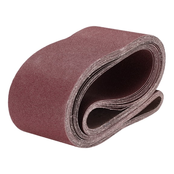 Uxcell 10 Pieces 6" x 89" Sanding Belts 60 Grits Aluminum Oxide Abrasive Belt Sander Paper Sanding Papers