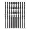 thumbnail image 1 of Uxcell 10 Pieces Twist Jobber Drill Bits 3.3mm Nitride Coated High Speed Steel (HSS) 4241, 1 of 5