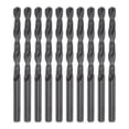 thumbnail image 1 of Uxcell 10 Pieces Twist Jobber Drill Bits 5.2mm Nitride Coated High Speed Steel (HSS) 4241, 1 of 5