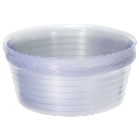 Uxcell 10" Plastic Round Plant Pot Saucer Flower Drip Tray, Clear 20 Pack