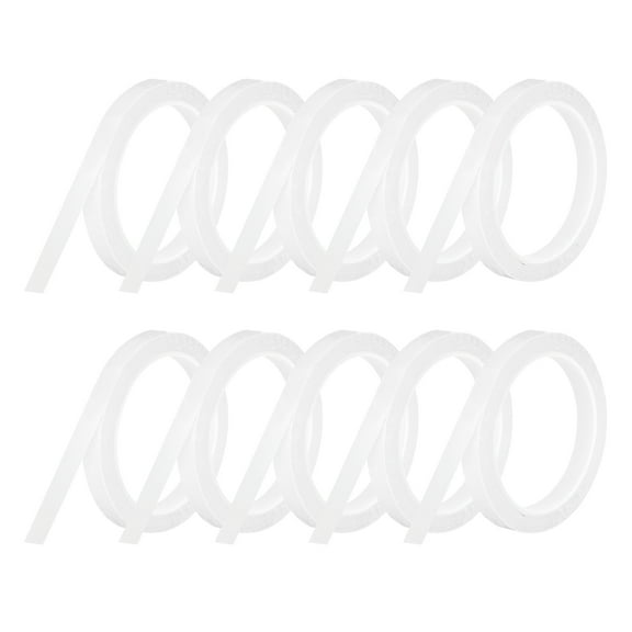 Uxcell 10 Rolls Whiteboard Tape Graphic Chart Tape 12mm 54.7 Yard Art Tape Thin Self-Adhesive Pinstripe Tape Masking Tape, White