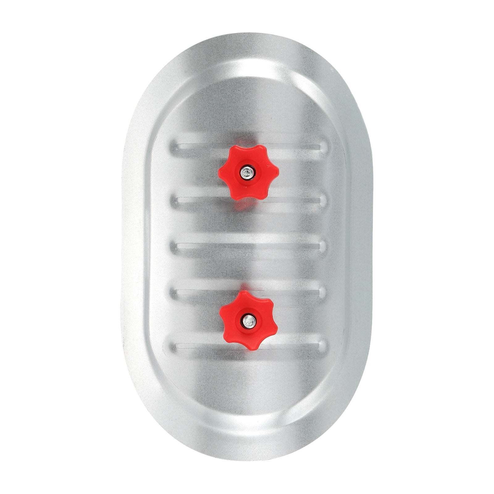 Uxcell 10" Round Duct Access Door, Duct Maintenance Access Door Galvanized Steel Ducting Cover with Rubber Gasket Adjustable Knobs for HVAC Duct Inspection, Silver