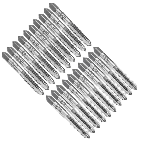 Uxcell 10 Set Metric Hand Taps M6 x 1 H2 Thread Taper + Bottom Tap Screw Tools