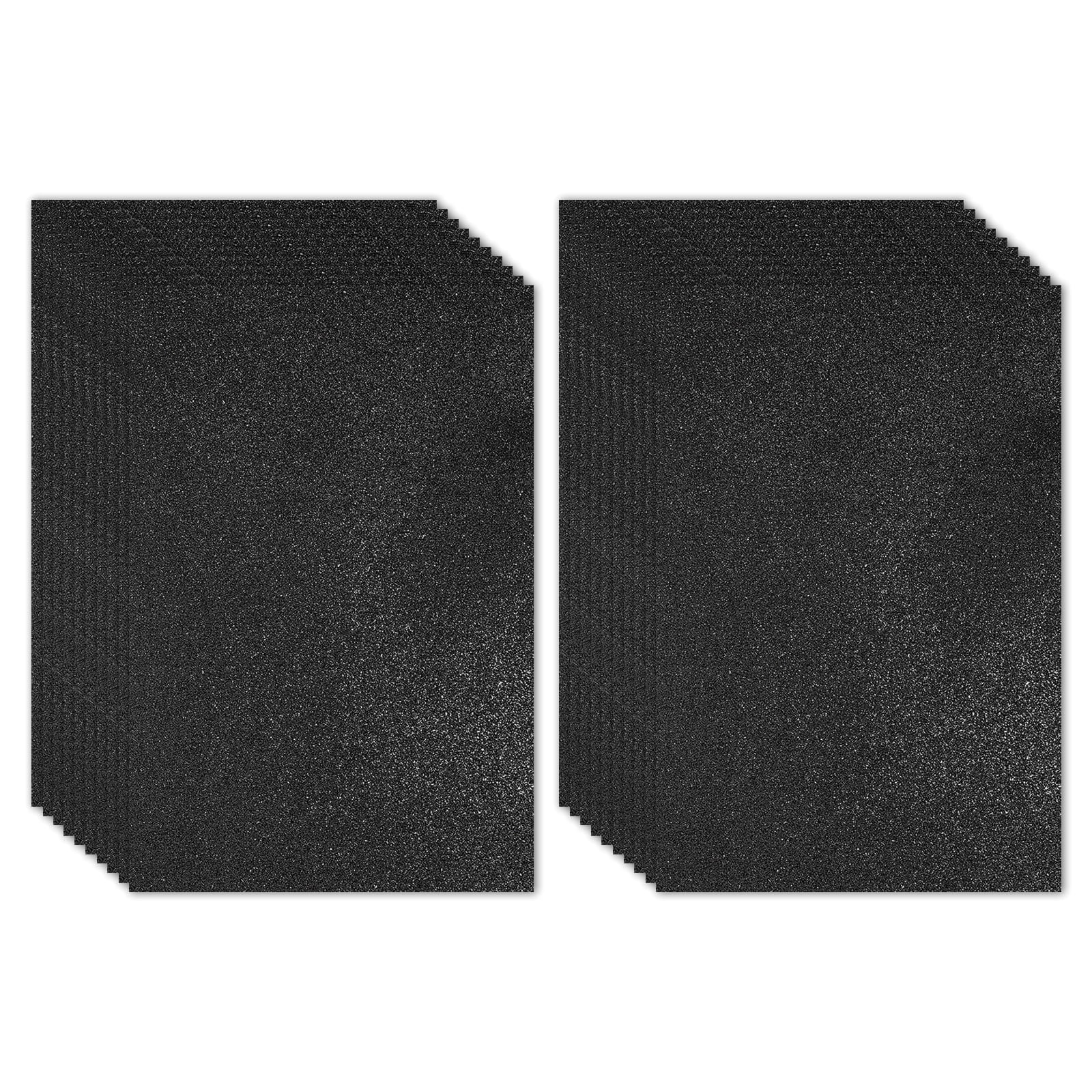 Uxcell 10 Sheets 2mm Glitter Foam Sheet, 16" x 12" Fuchsia Sparkle EVA Paper