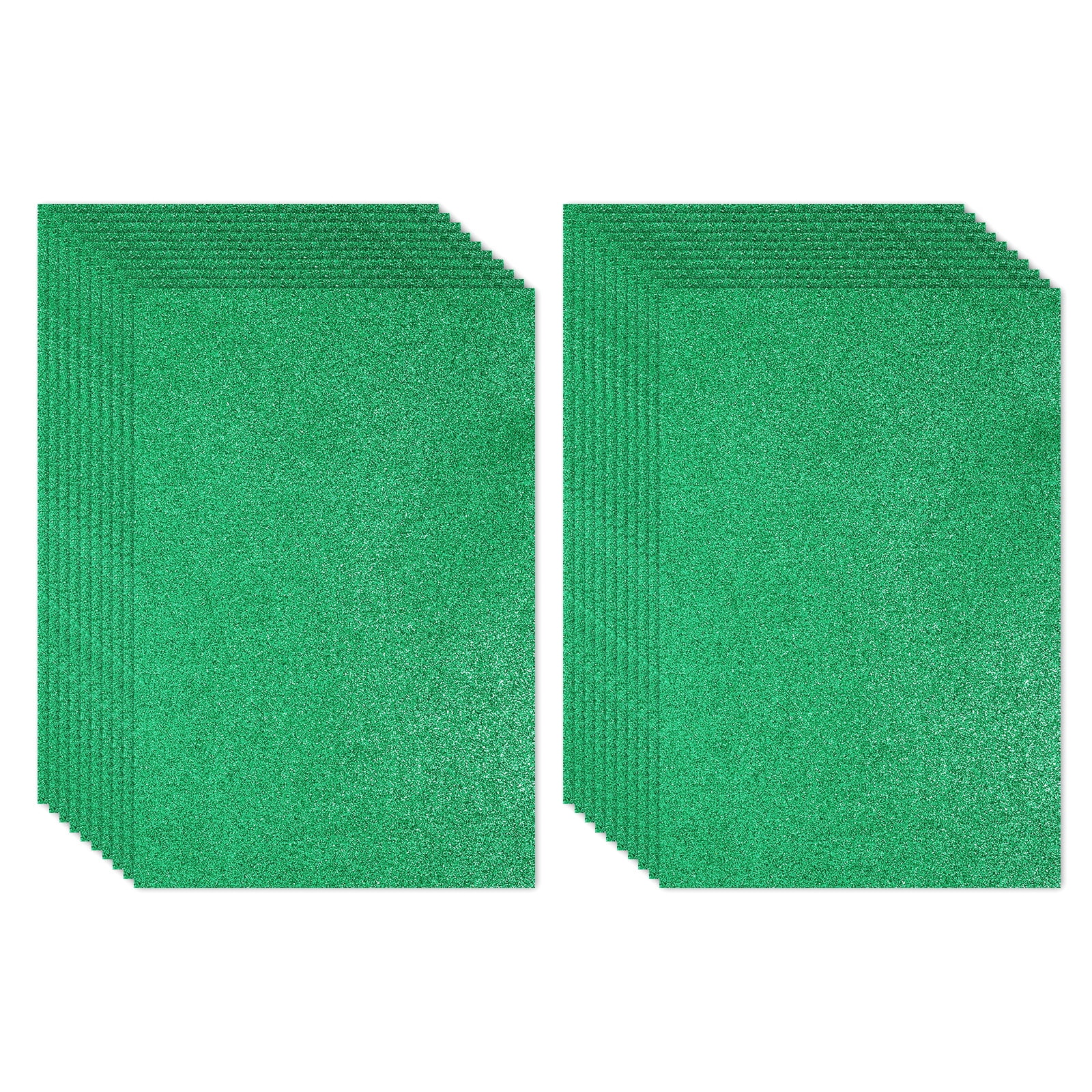 Uxcell 10 Sheets 2mm Glitter Foam Sheet, 16" x 12" Orange Sparkle EVA Paper