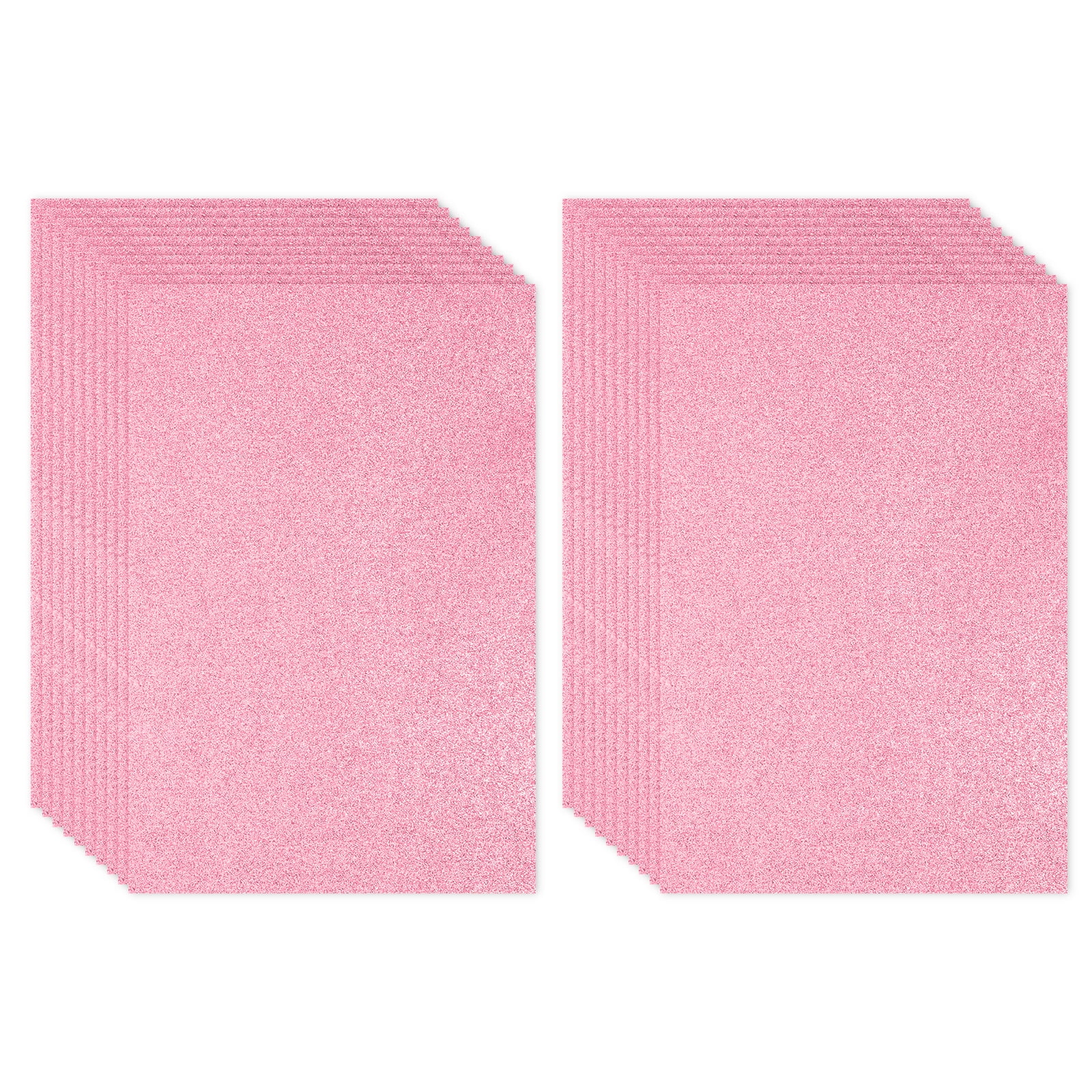 Uxcell 10 Sheets 2mm Glitter Foam Sheet, 16" x 12" Red Sparkle EVA Paper