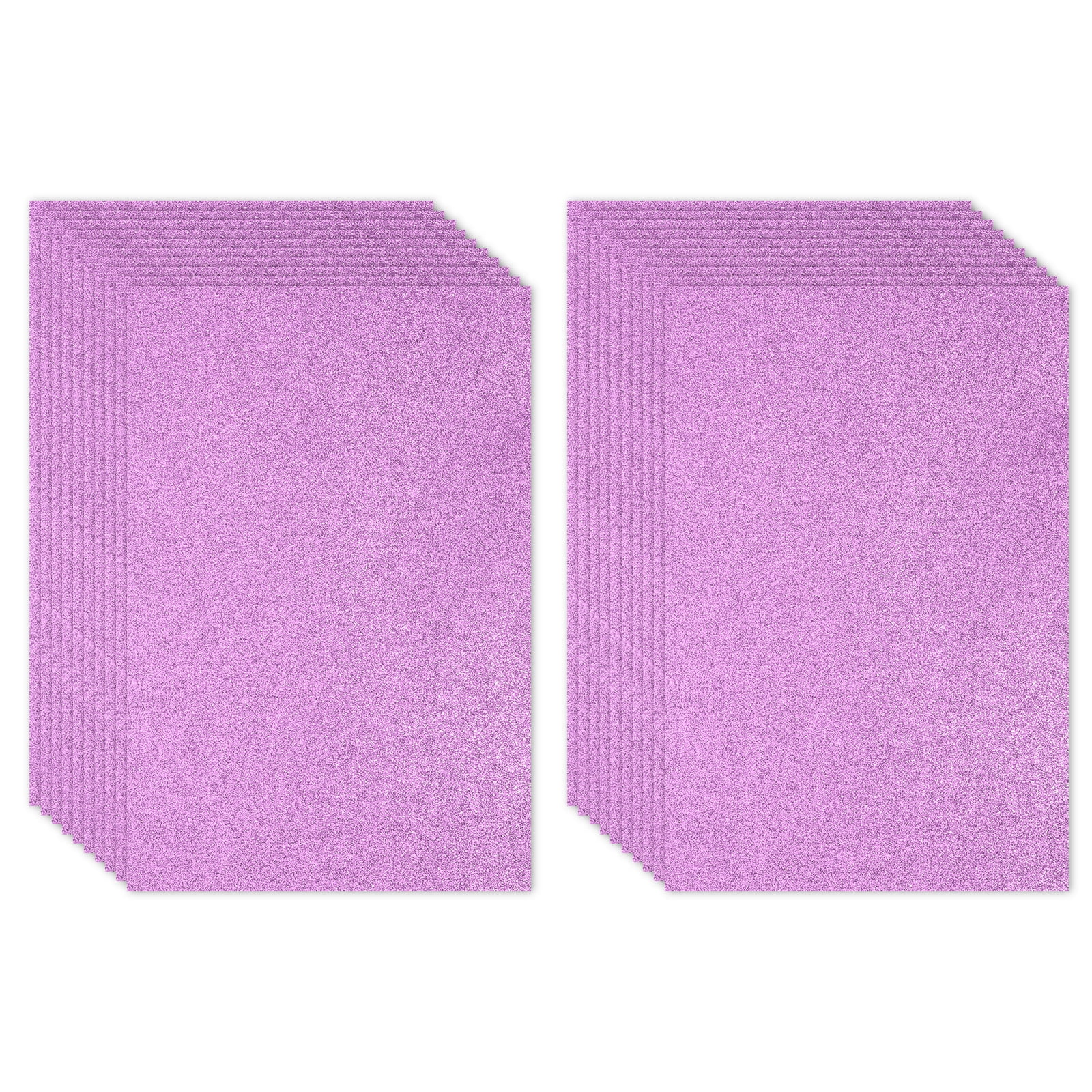 Uxcell 10 Sheets 2mm Glitter Foam Sheet, 16" x 12" Silver Sparkle EVA Paper