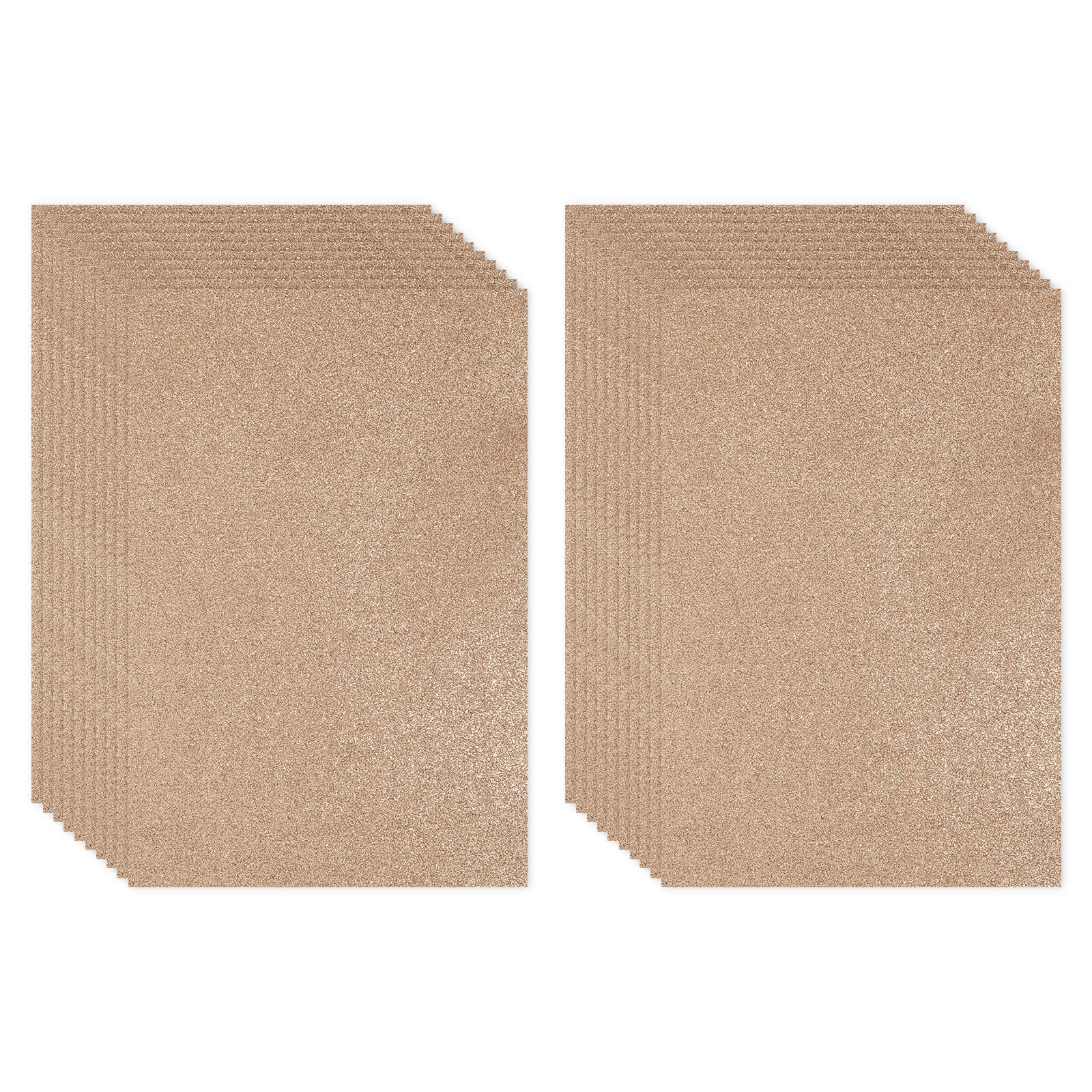 Uxcell 10 Sheets 2mm Glitter Foam Sheet, 16" x 12" White Sparkle EVA Paper