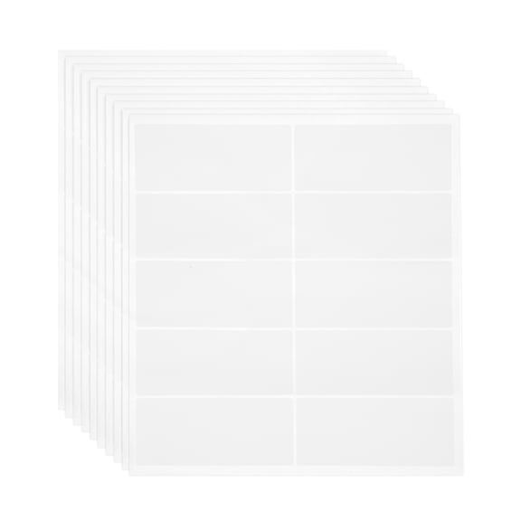 Uxcell 10 Sheets Barcode Label 4 x 2 inch Printable Laser and Inkjet Labels