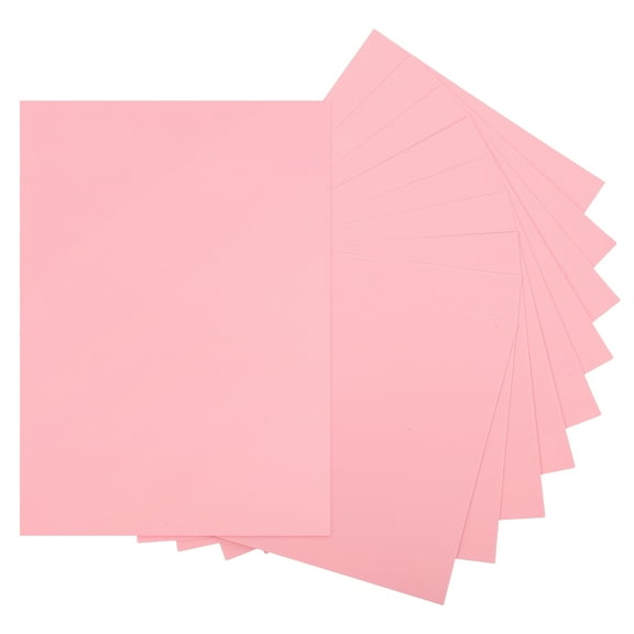 Uxcell 10 Sheets Light Pink Cardstock Printer Paper 8.5" x 11" A4 Thick Paper Sheet 250gsm/170lb Bulk Card Stock for Printer DIY Scrapbook Menus Cards