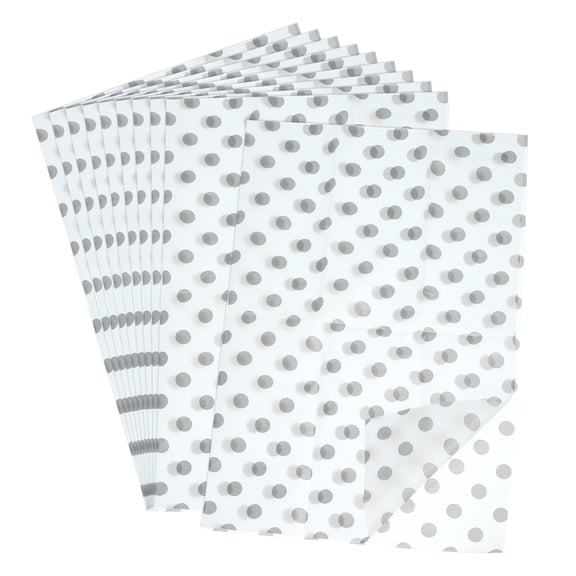 Uxcell 10 Sheets Tissue Paper Large Bulk Wrap Paper 20x26 Inch for Scrapbooking, Origami Crafts, Gift Wrapping, Decor, DIY Art Crafts, Silver