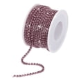thumbnail image 1 of Uxcell 10 Yard 2.5mm Crystal Rhinestone Diamond Close Chain Trim for Sewing,Crafts,Light Purple Gems Light Purple Base, 1 of 5