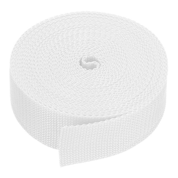 Uxcell 10 Yard Webbing 1.5 inch Polypropylene Webbing Strap Heavy Webbing Roll Chair Straps White