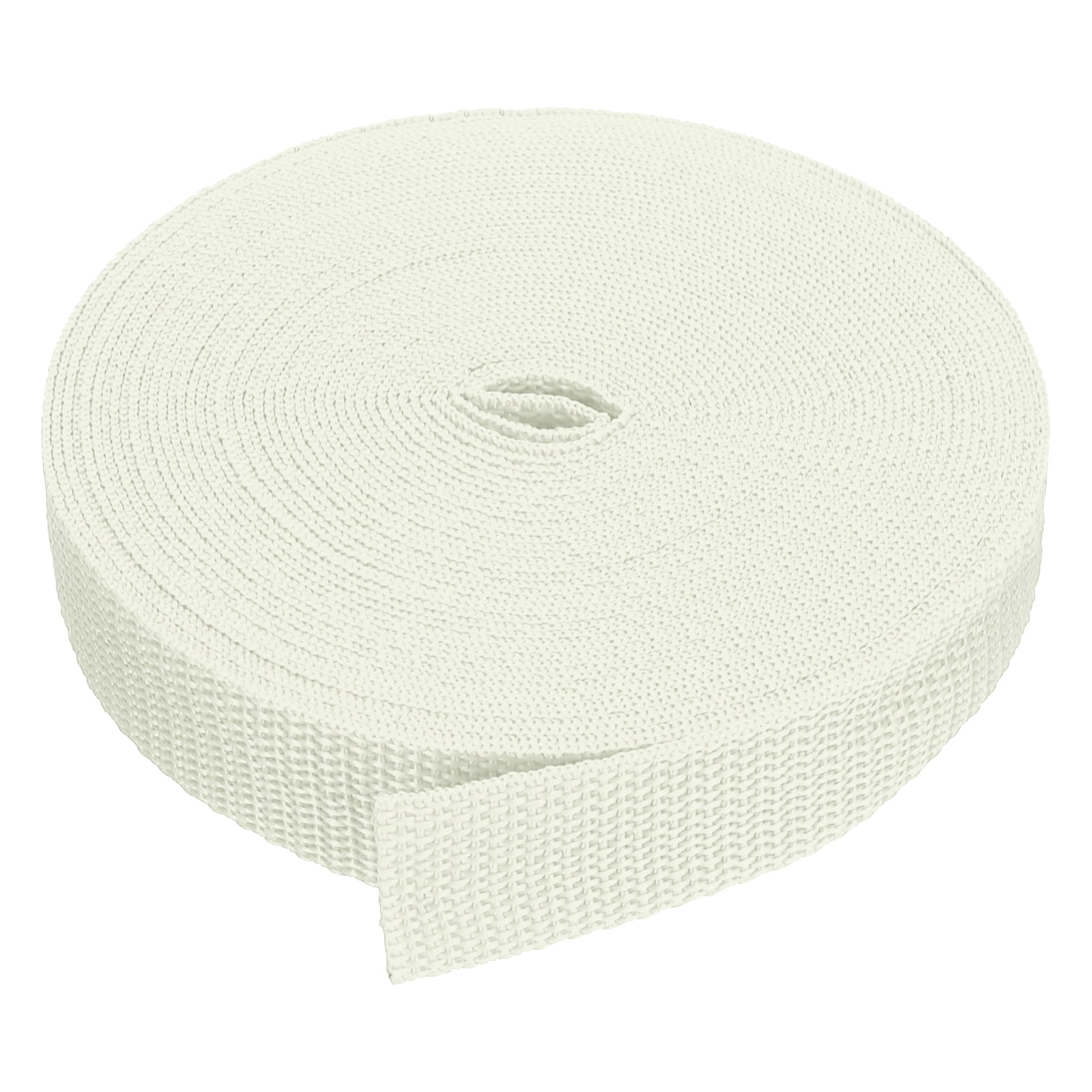 Webbing Cream Uxcell 10 Yard Webbing 1 inch Polypropylene Webbing Strap Heavy Webbing ...