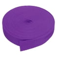 thumbnail image 1 of Uxcell 10 Yard Webbing 1 inch Polypropylene Webbing Strap Heavy Webbing Roll Chair Straps Dark Purple, 1 of 6