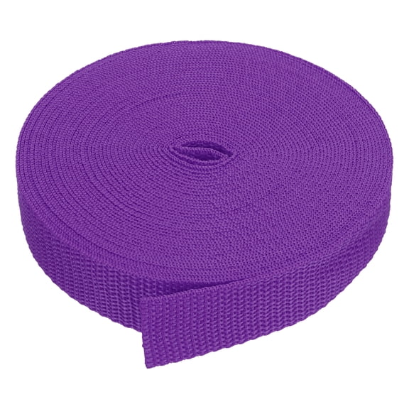 Uxcell 10 Yard Webbing 1 inch Polypropylene Webbing Strap Heavy Webbing Roll Chair Straps Dark Purple