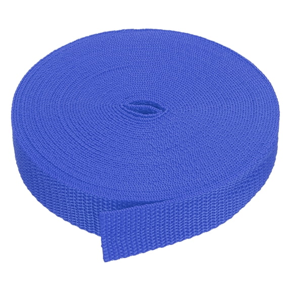 Uxcell 10 Yard Webbing 1 inch Polypropylene Webbing Strap Heavy Webbing Roll Chair Straps Deep Blue