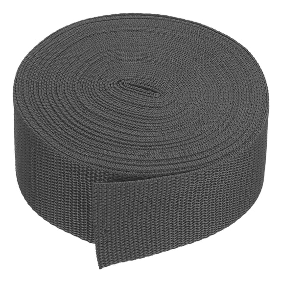 Uxcell 10 Yard Webbing 2 inch Polypropylene Webbing Strap Heavy Webbing Roll Chair Straps Dark Gray
