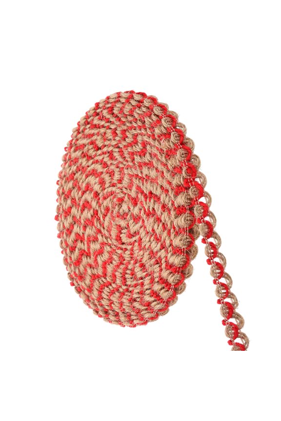 10 Yards 0.5 inch Burlap Ribbon Jute Burlap Lace Craft Ribbon Rustic Ribbon