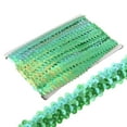 thumbnail image 1 of Uxcell 10 Yards 0.8 Inch Elastic Sequins Trim Flat Stretch Sequin Ribbon Strip, Green, 1 of 6