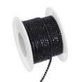 thumbnail image 1 of Uxcell Rhinestone Chain, Crystal Rhinestone Chain Trim Close Chain Roll Sewing Bling Diamond Strips for DIY Projects Dark Purple 2mm, 1 of 7