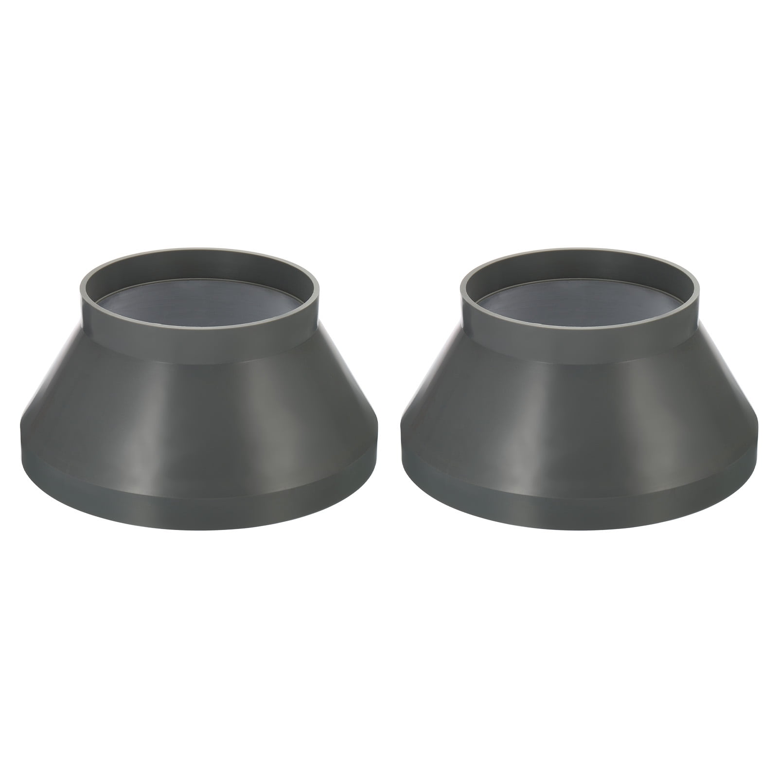 Uxcell 10" to 6" Duct Reducer Connector Ventilation Tube Increaser Adapter Grey 2 Pack