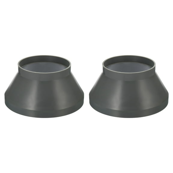 Uxcell 10" to 6" Duct Reducer Connector Ventilation Tube Increaser Adapter Grey 2 Pack
