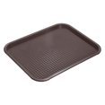 thumbnail image 1 of Uxcell 10" x 14" Plastic Fast Food Trays Bulk Rectangular Serving Trays, Coffee, 1 of 6